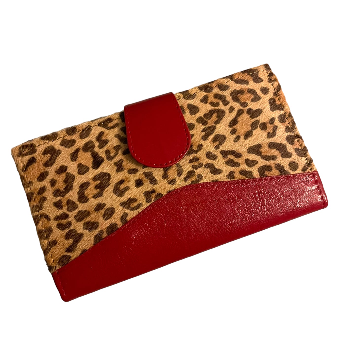 Mia Wallet Leopard - Red