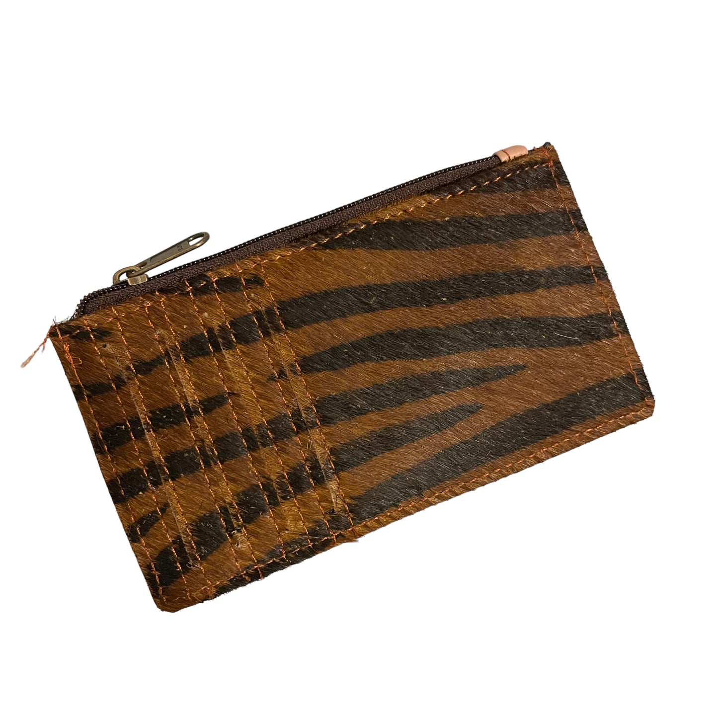 Ria Card Purse - Zebra Brown