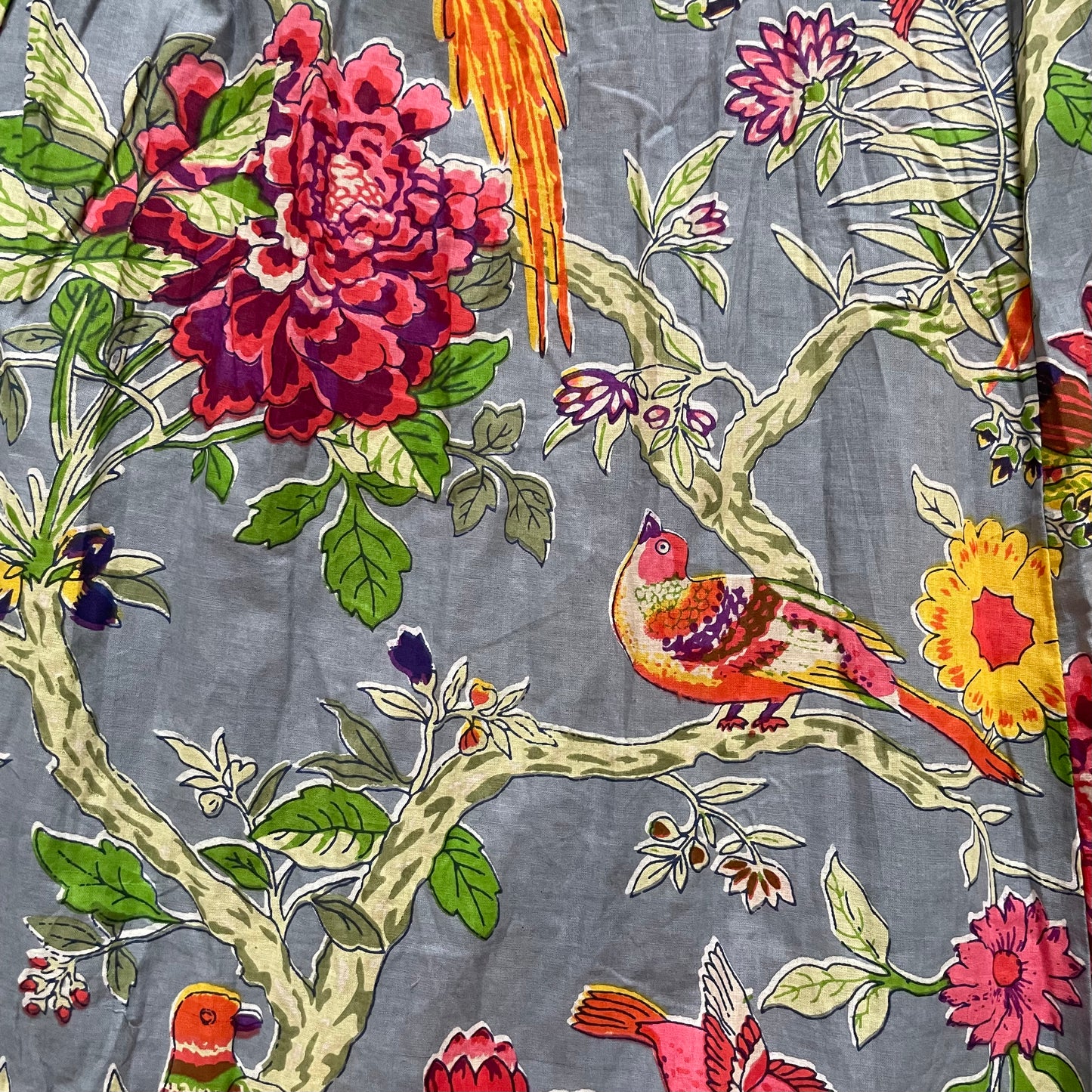 Grey Floral Bird Skirt & Dress - Size 10-18