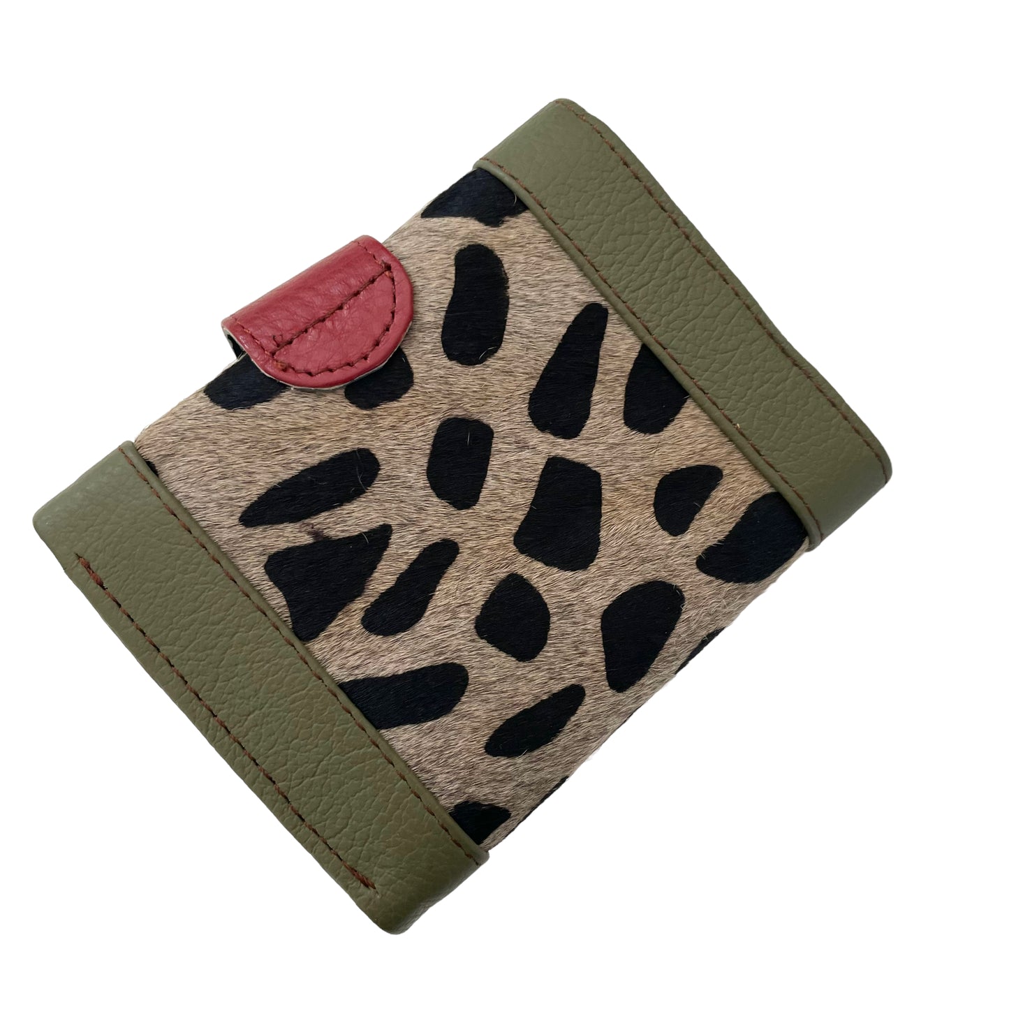 Amber Wallet Purse - Green Spot