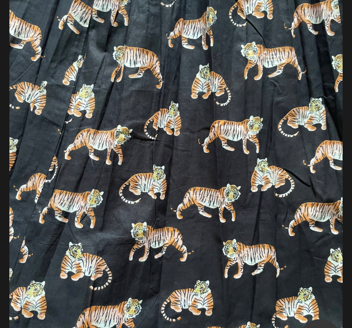 Black Tiger Skirt & Dress - Size 10-18