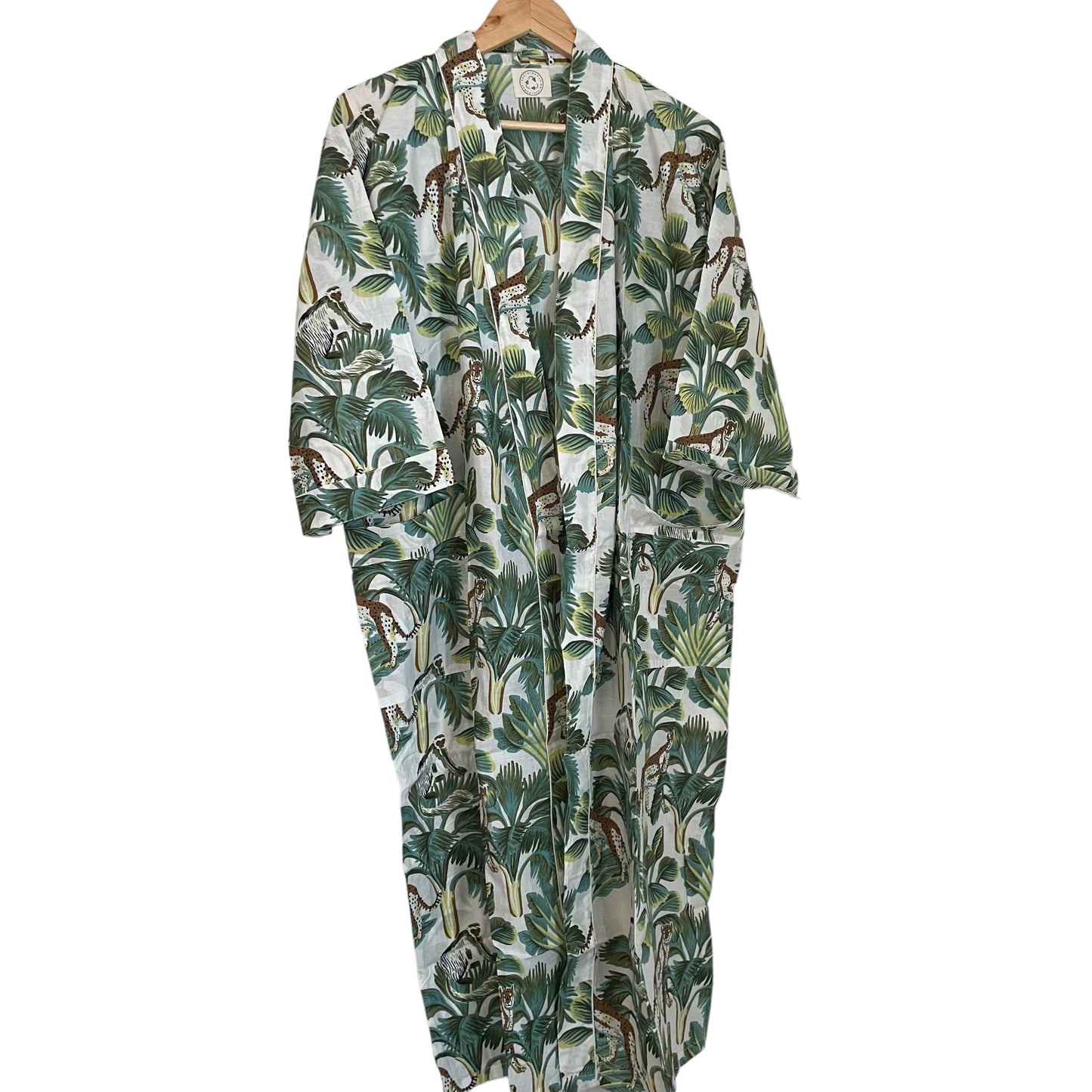 Cotton Kimono - Jungle Leopard