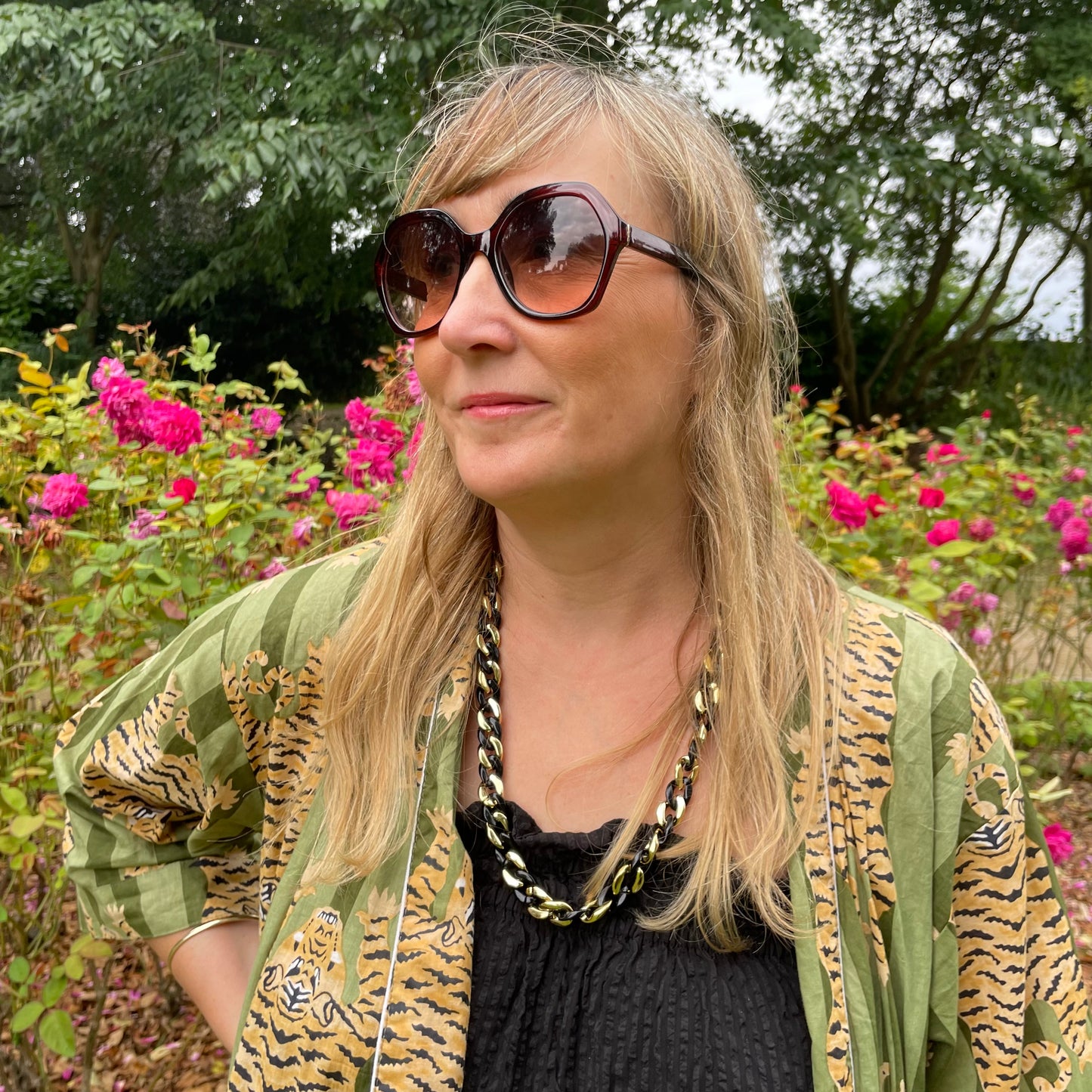 Layla Recycled Plastic Sunglasses Chain And Necklace 2 in 1