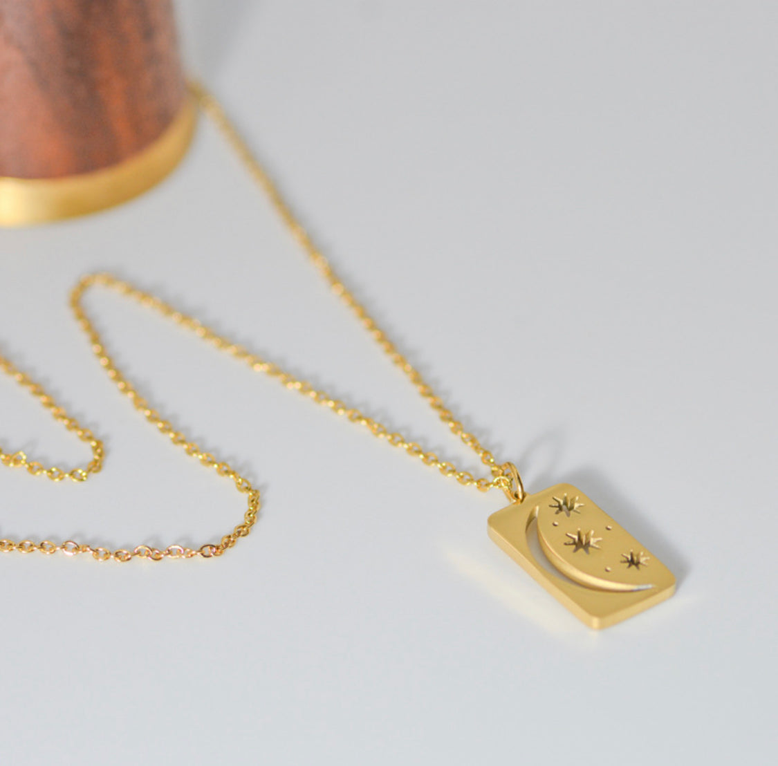Necklace - Star and Moon