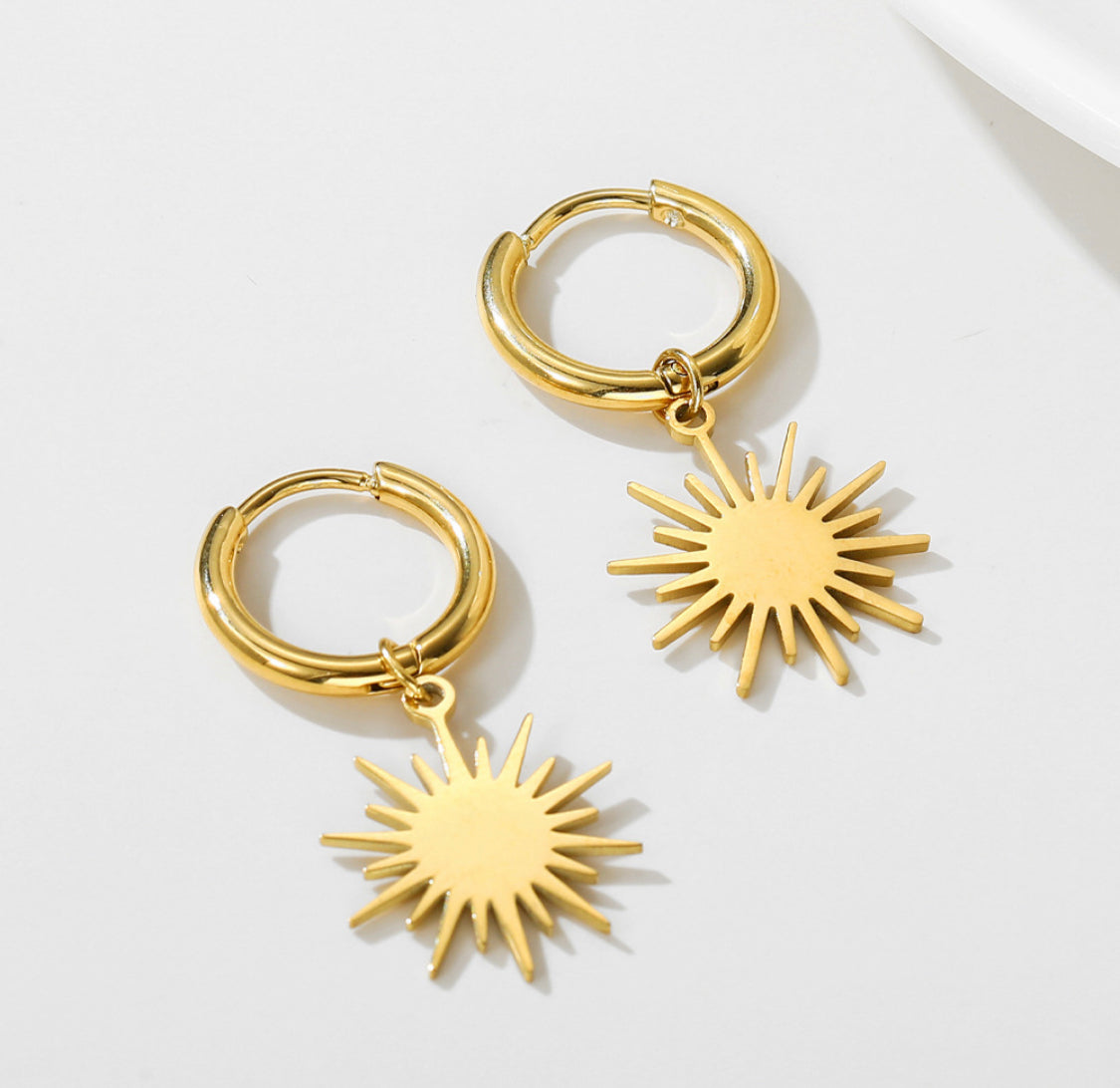 Earrings - Sunburst