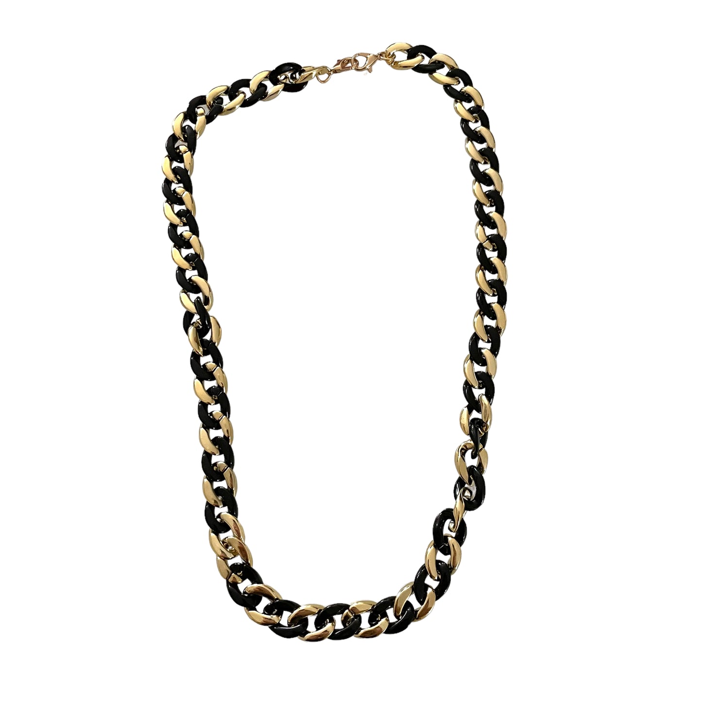 Layla Recycled Plastic Sunglasses Chain And Necklace- 2 in 1 - Black And Gold