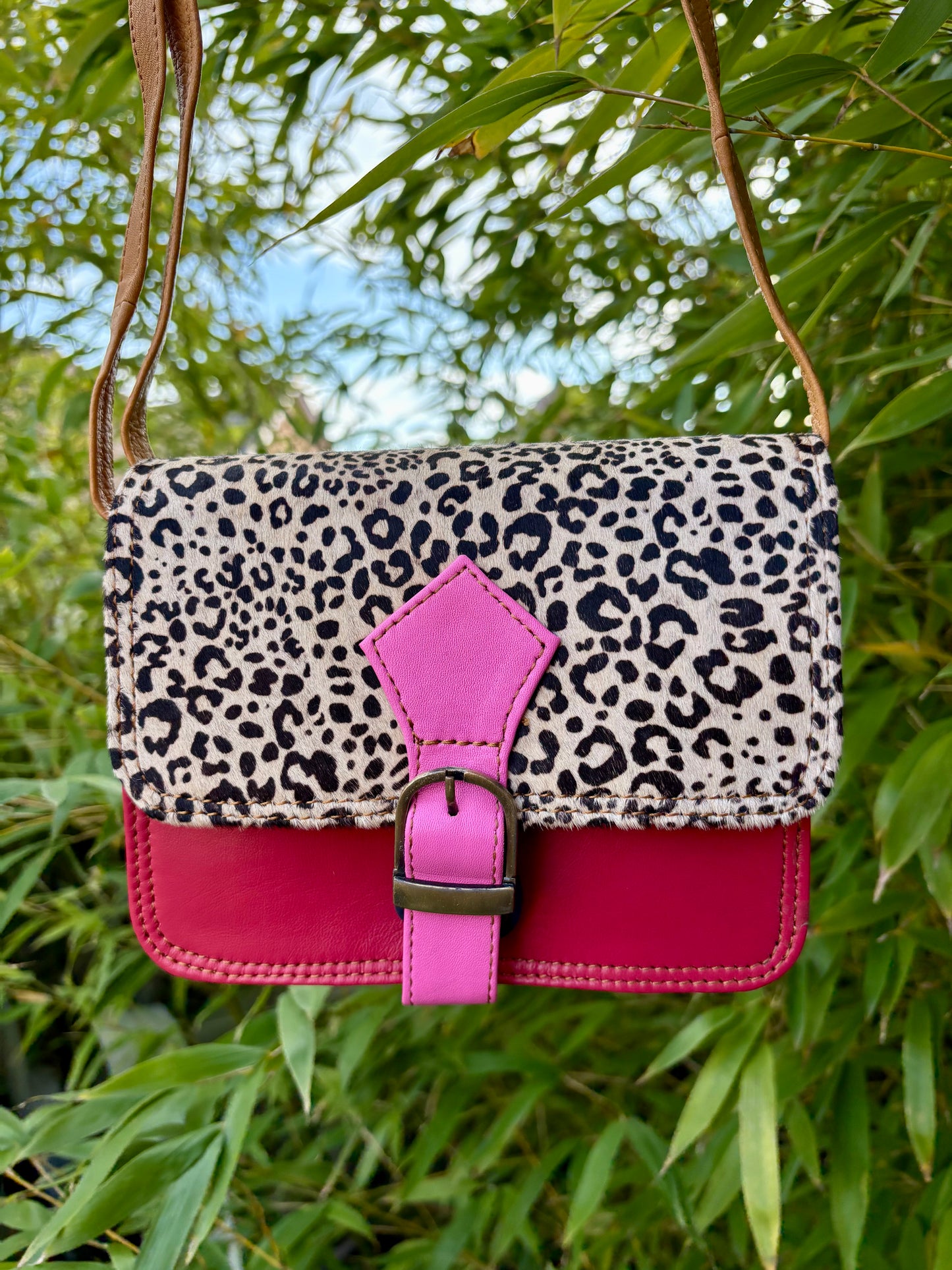 Millie - Pink Leopard Print