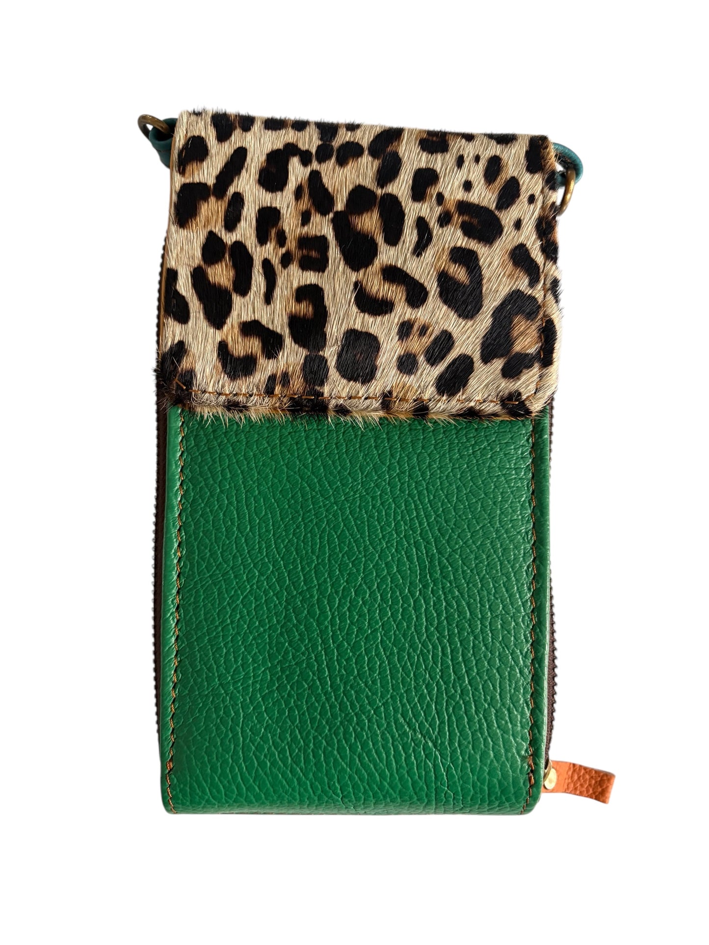 Phoebe - Recycled leather Phone Bag