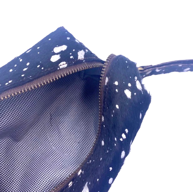 Make-up bag Silver Metallic - Disco Black