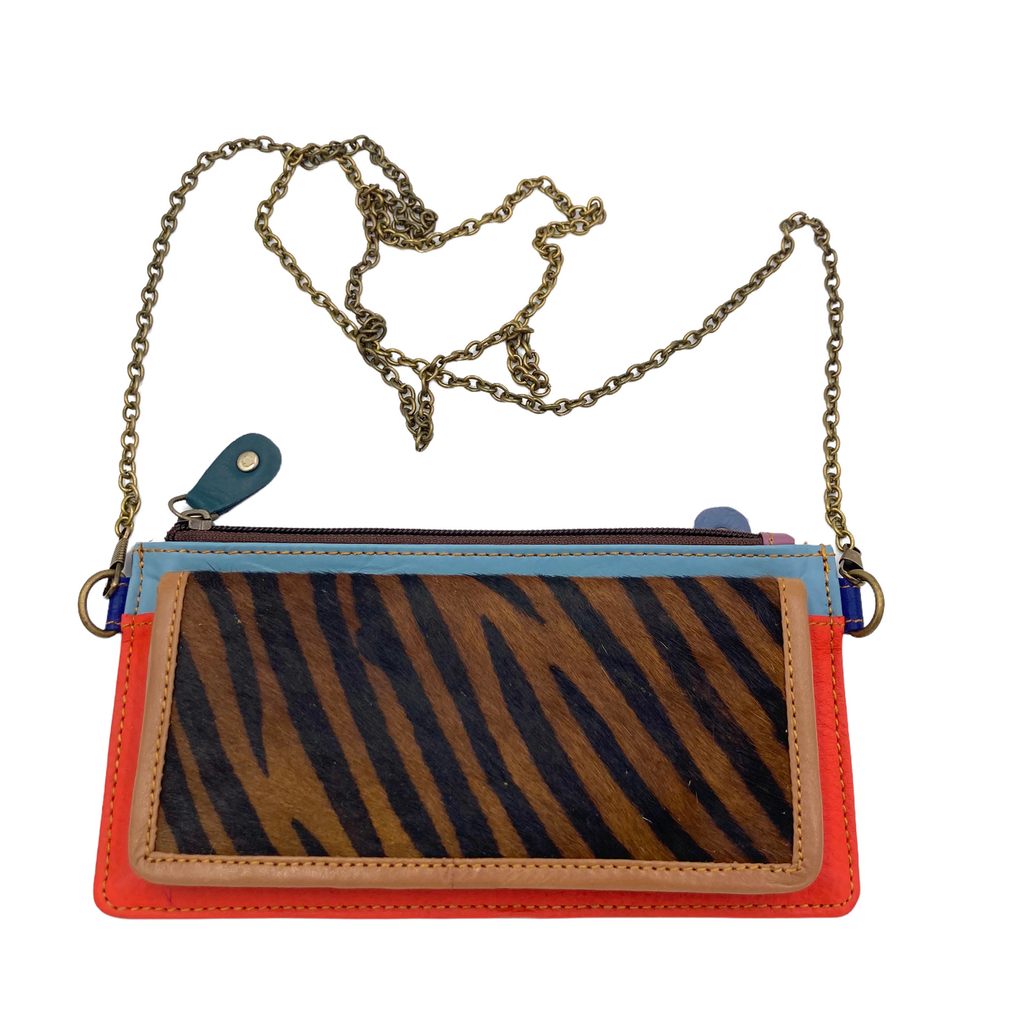 Penny Chain Purse - Zebra