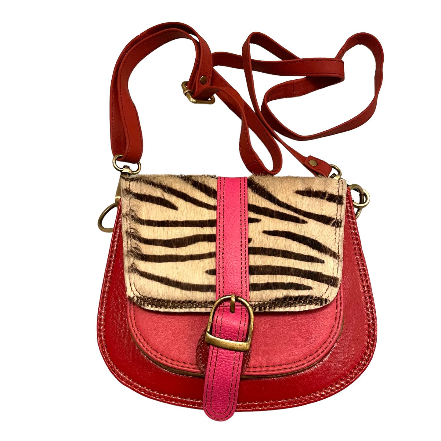 Mina Zebra - Pink & Red