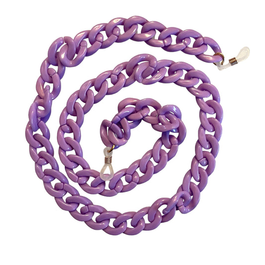 Layla -Recycled Plastic Glasses / Sunglasses Chain - Lilac