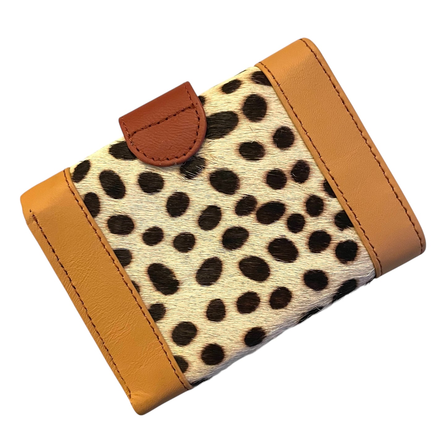 Amber Wallet  Purse  - Yellow Spot