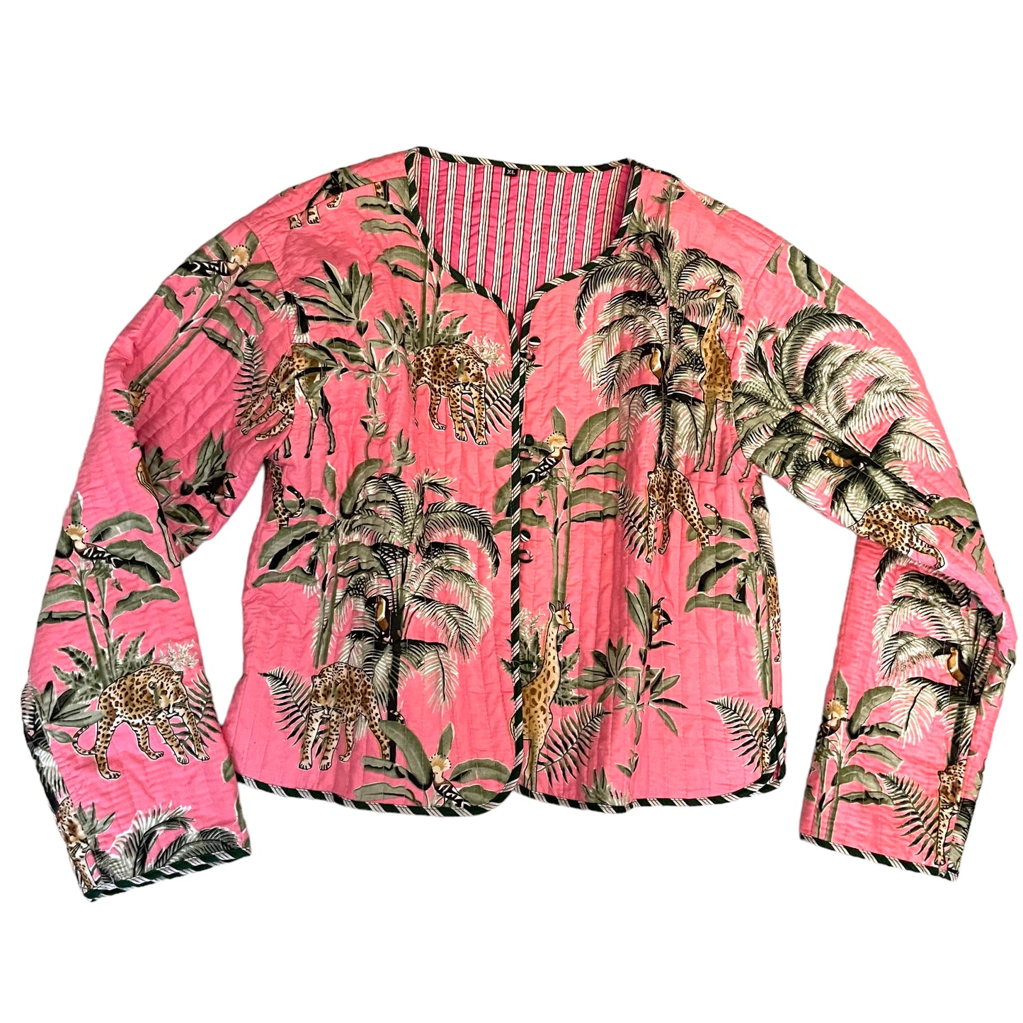 Pink Giraffe - Reversible  Jacket