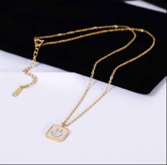 Necklace - Smile face