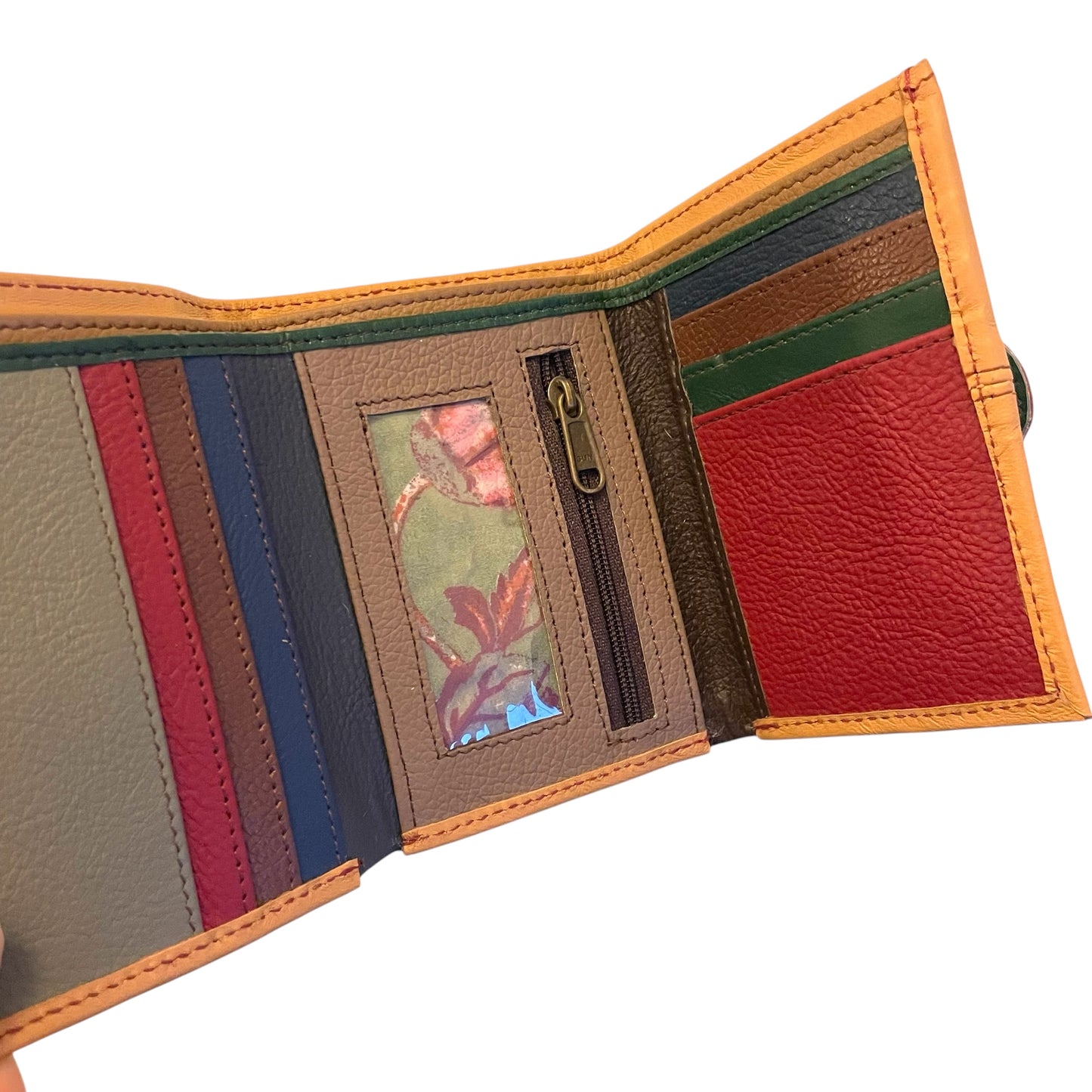 Amber Wallet  Purse  - Yellow Spot