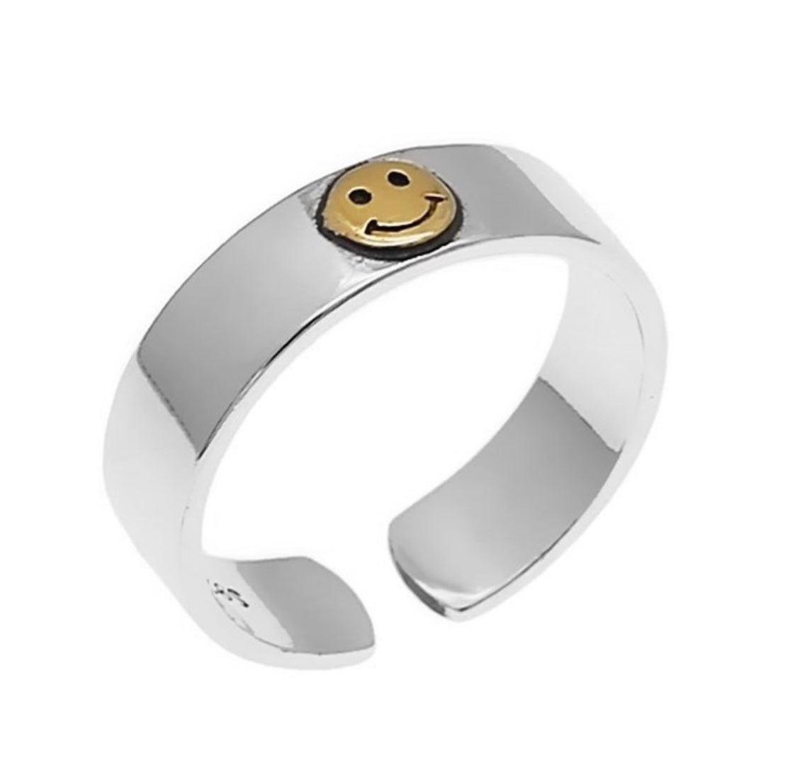 Smile  Ring - Silver
