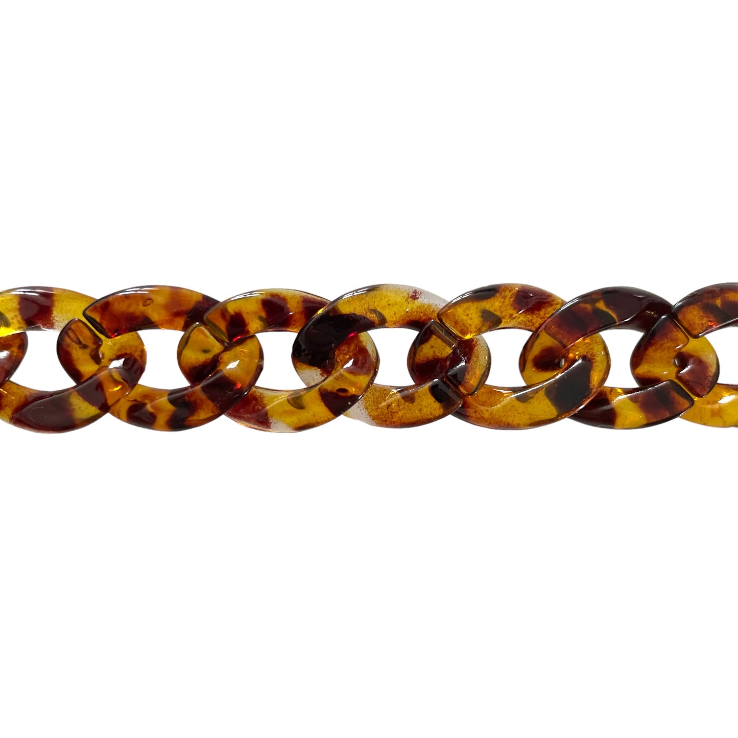 Lilly - Chunky Recycled Plastic Glasses / Sunglasses Chain - Tortoiseshell