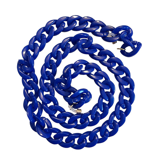 Layla - Recycled Plastic Glasses / Sunglasses Chain Navy Blue