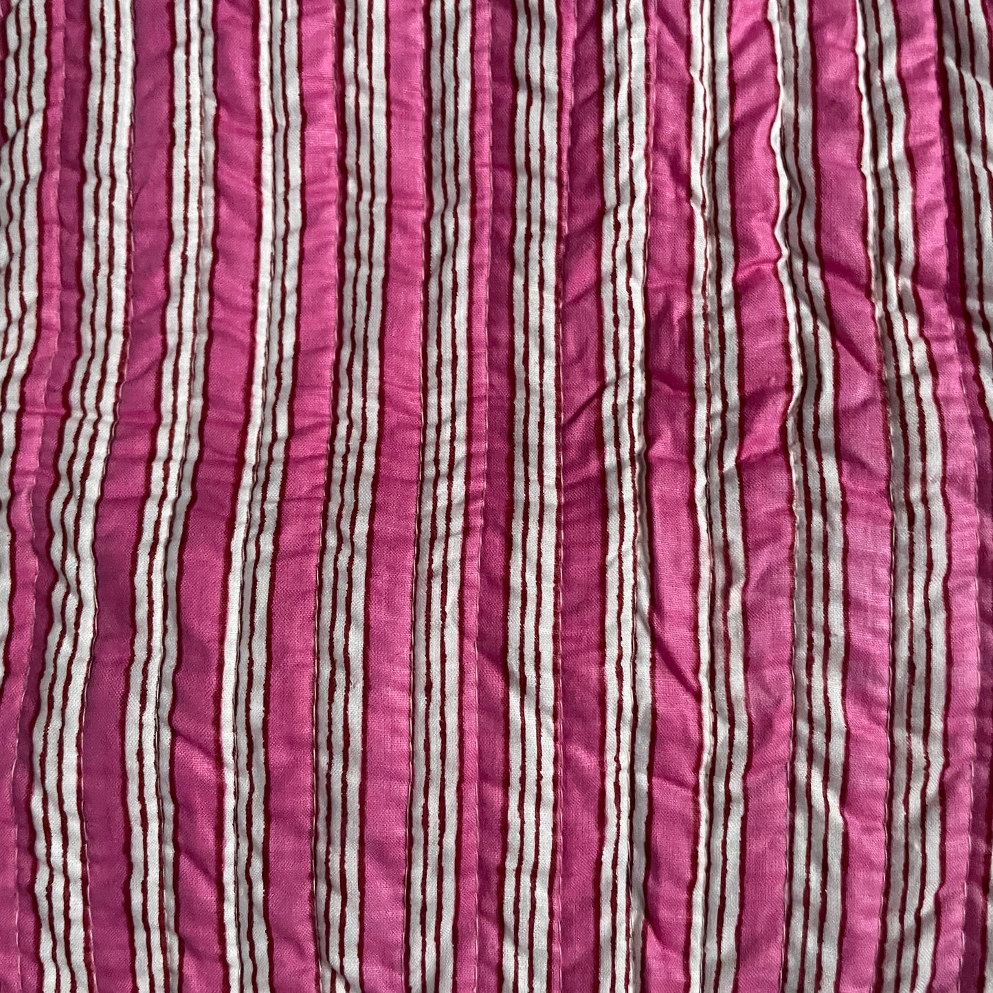 Pink  Tiger - Cotton Quilted Reversible Jacket