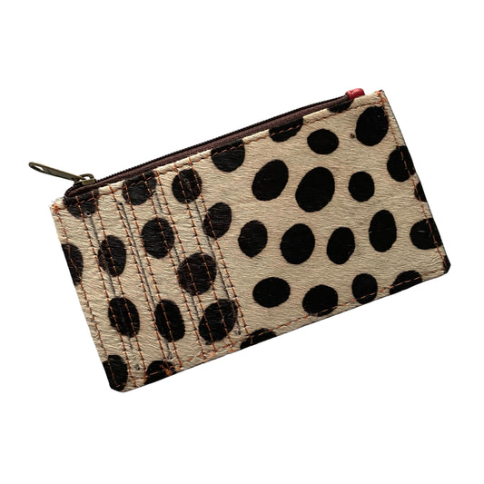Ria Card Purse  - Spotty