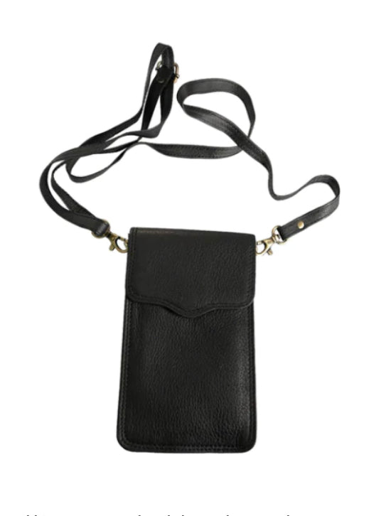 Callie Recycled leather Phone Bag