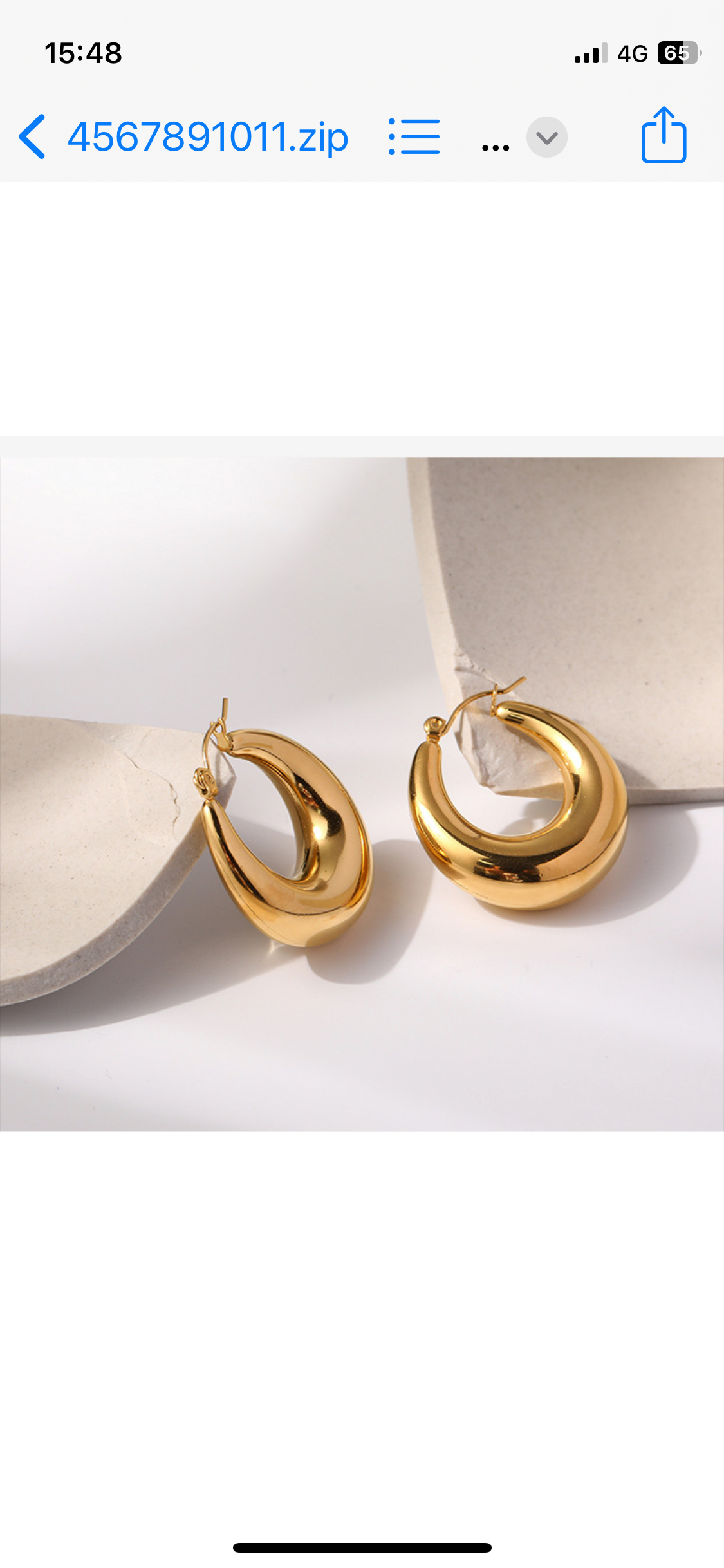 Earrings  - Chunky Hoops