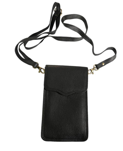 Callie Recycled leather Phone Bag