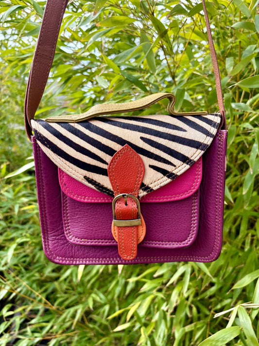 Fern Zebra - Plum