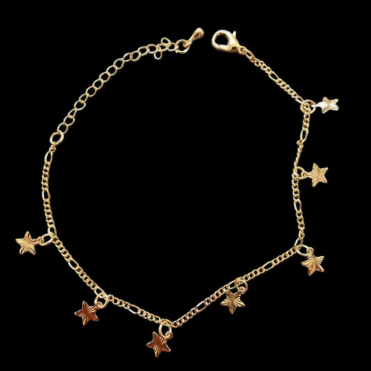 Anklet - Gold Star