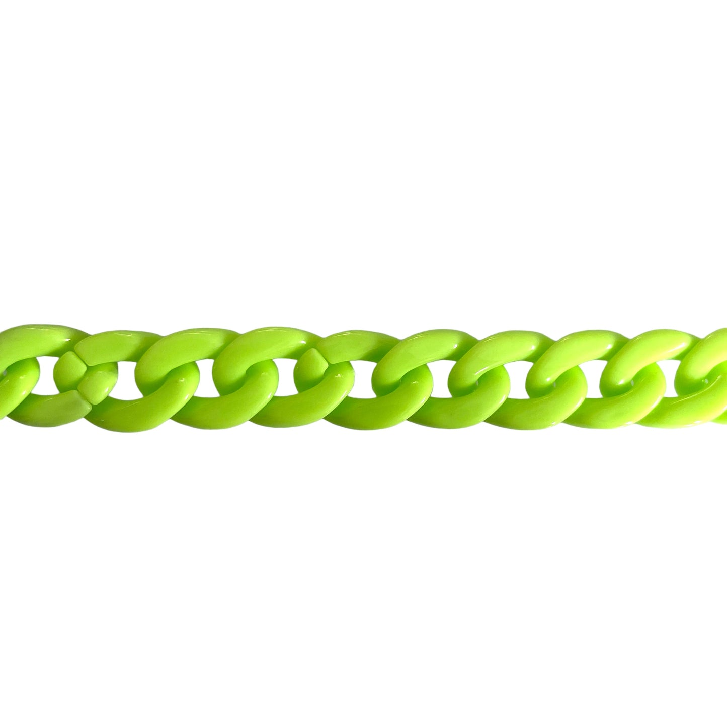 Layla - Recycled   Plastic Glasses / Sunglasses Chain - Lime green
