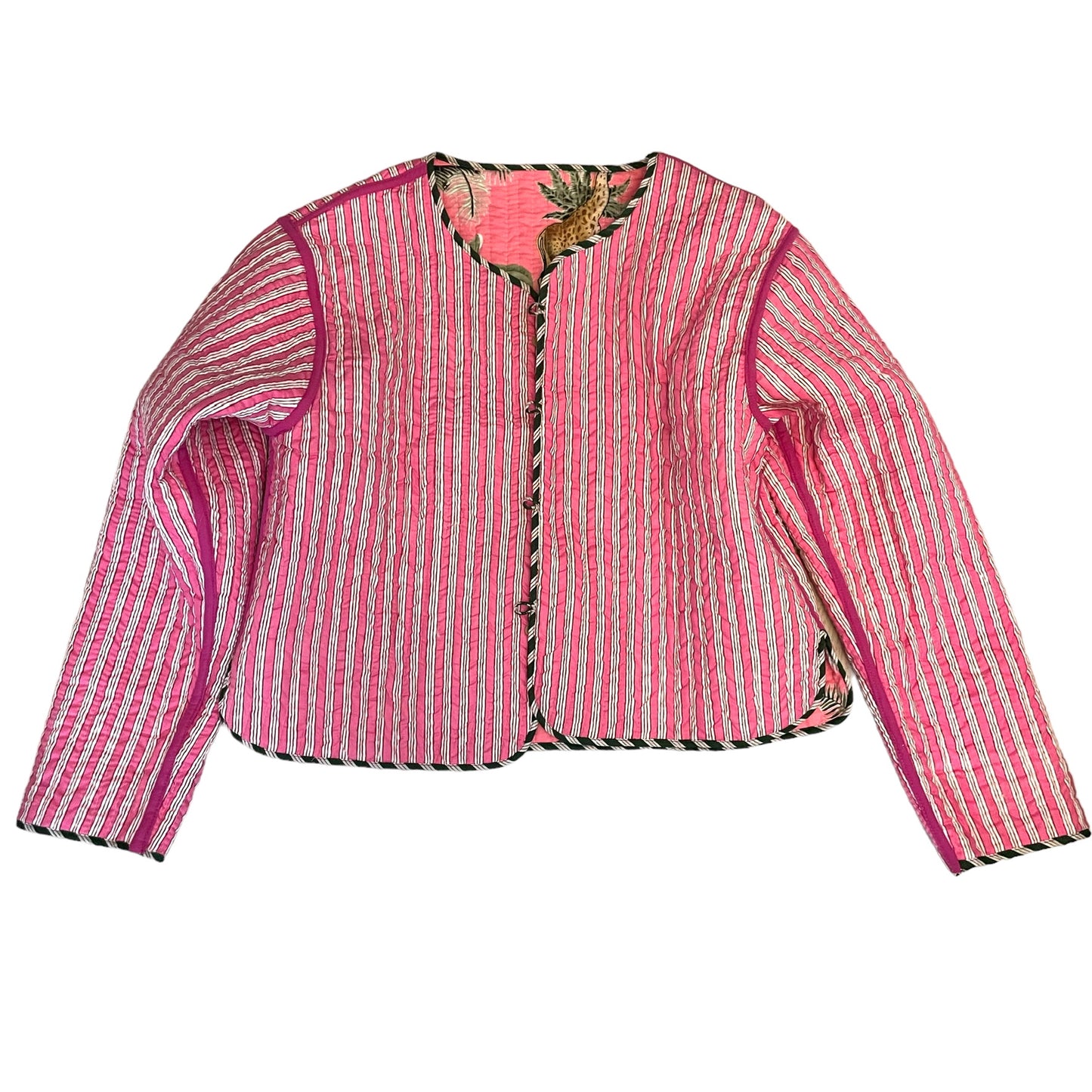 Pink Giraffe - Reversible  Jacket