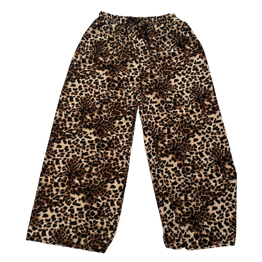 Leopard print Wide Leg Trousers - Size 12-18