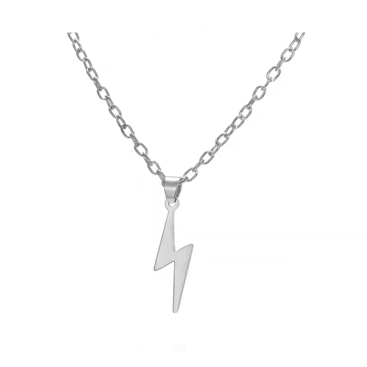 Necklace - Lightning Silver