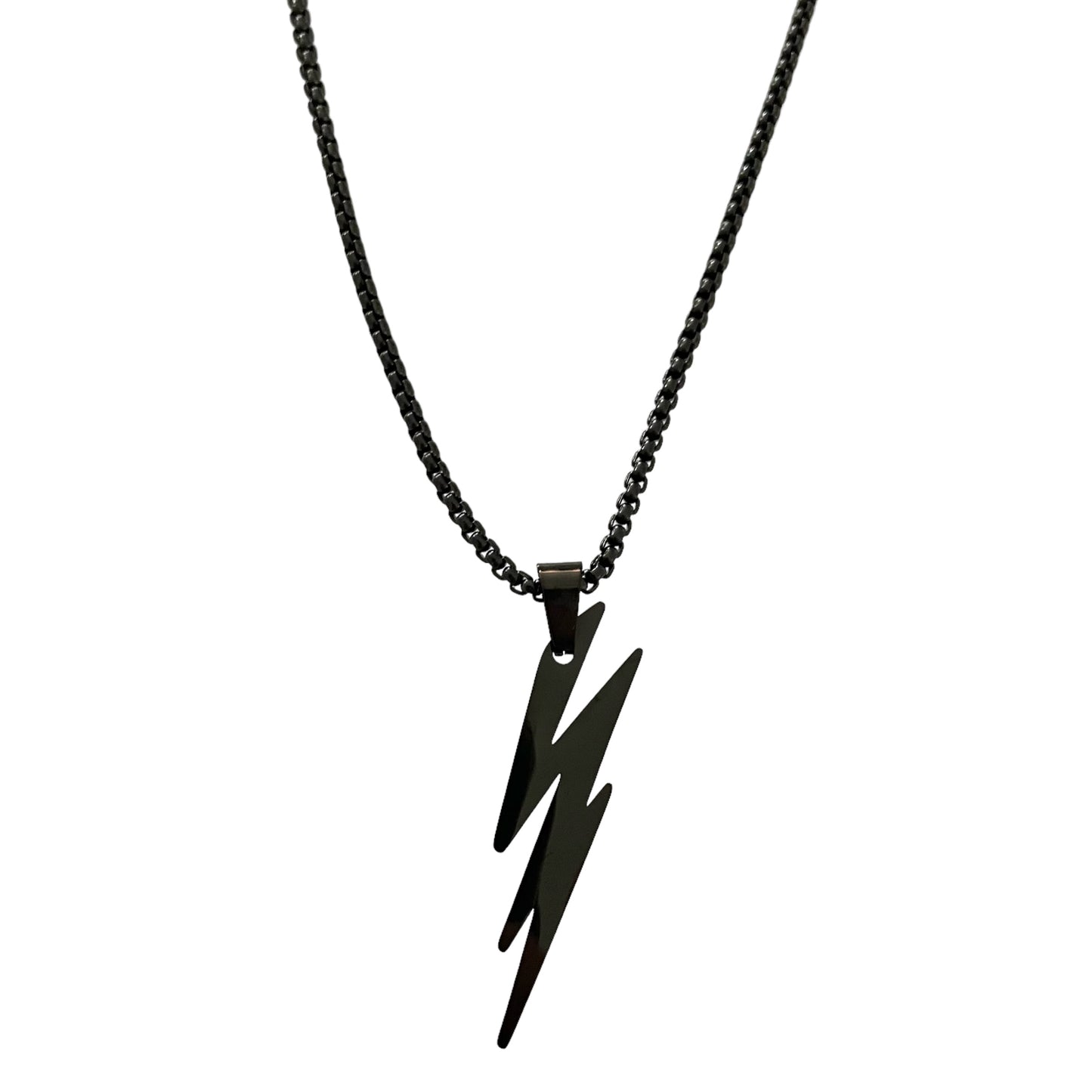 Necklace - Lightning Black