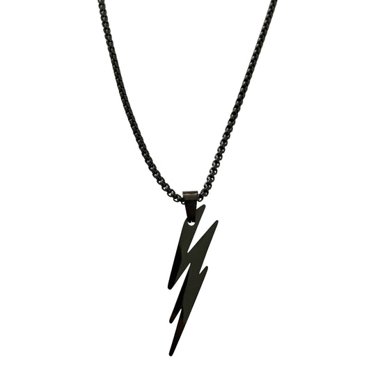 Necklace - Lightning Black