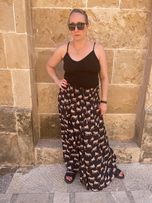 Black Tiger Skirt & Dress -  Size 10-18