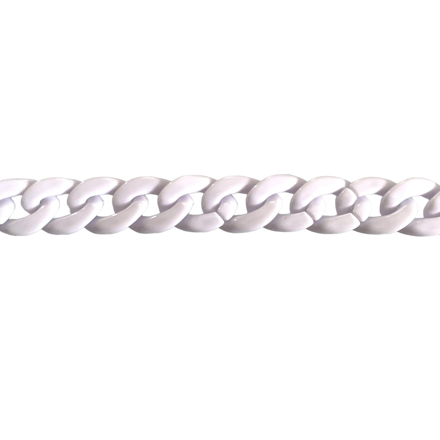 Layla - Recycled   Plastic Glasses / Sunglasses Chain - White