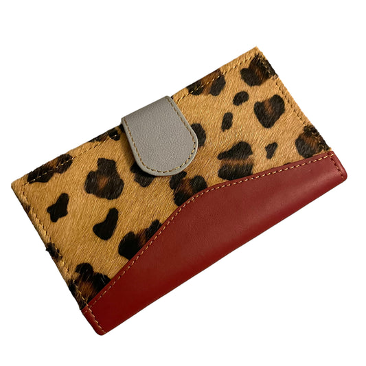 Mia Wallet   - Leopard red