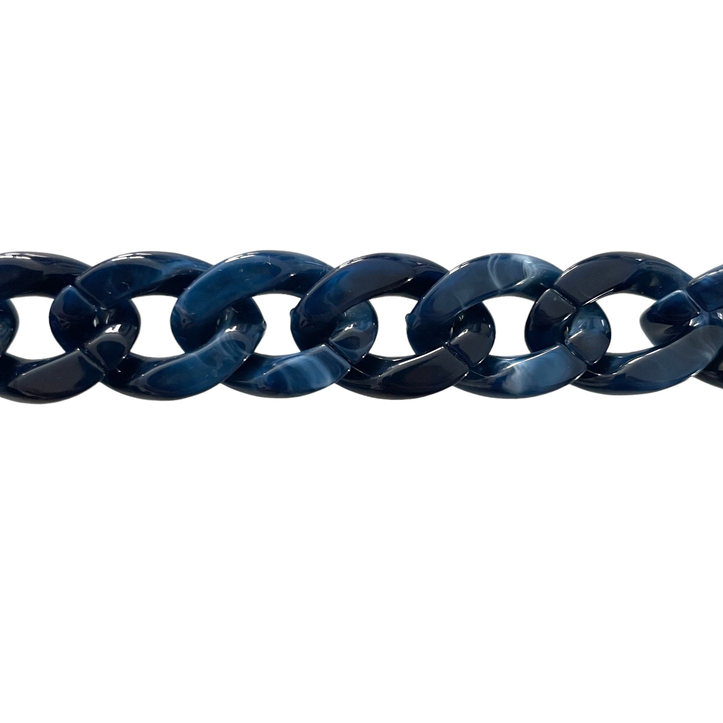 Lilly - Chunky Recycled Plastic Glasses / Sunglasses Chain - Midnight Blue