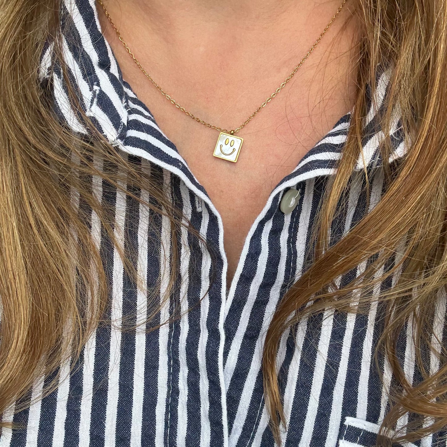 Necklace - Smile face