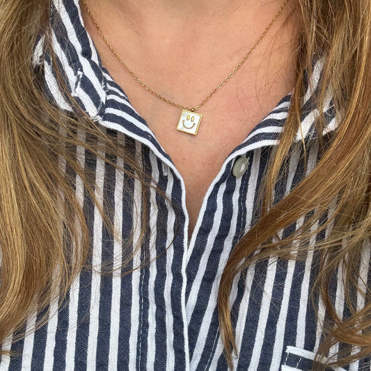 Necklace - Smile face