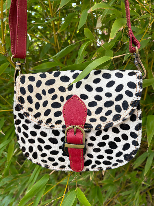 Poppy - White  Spotty  Print