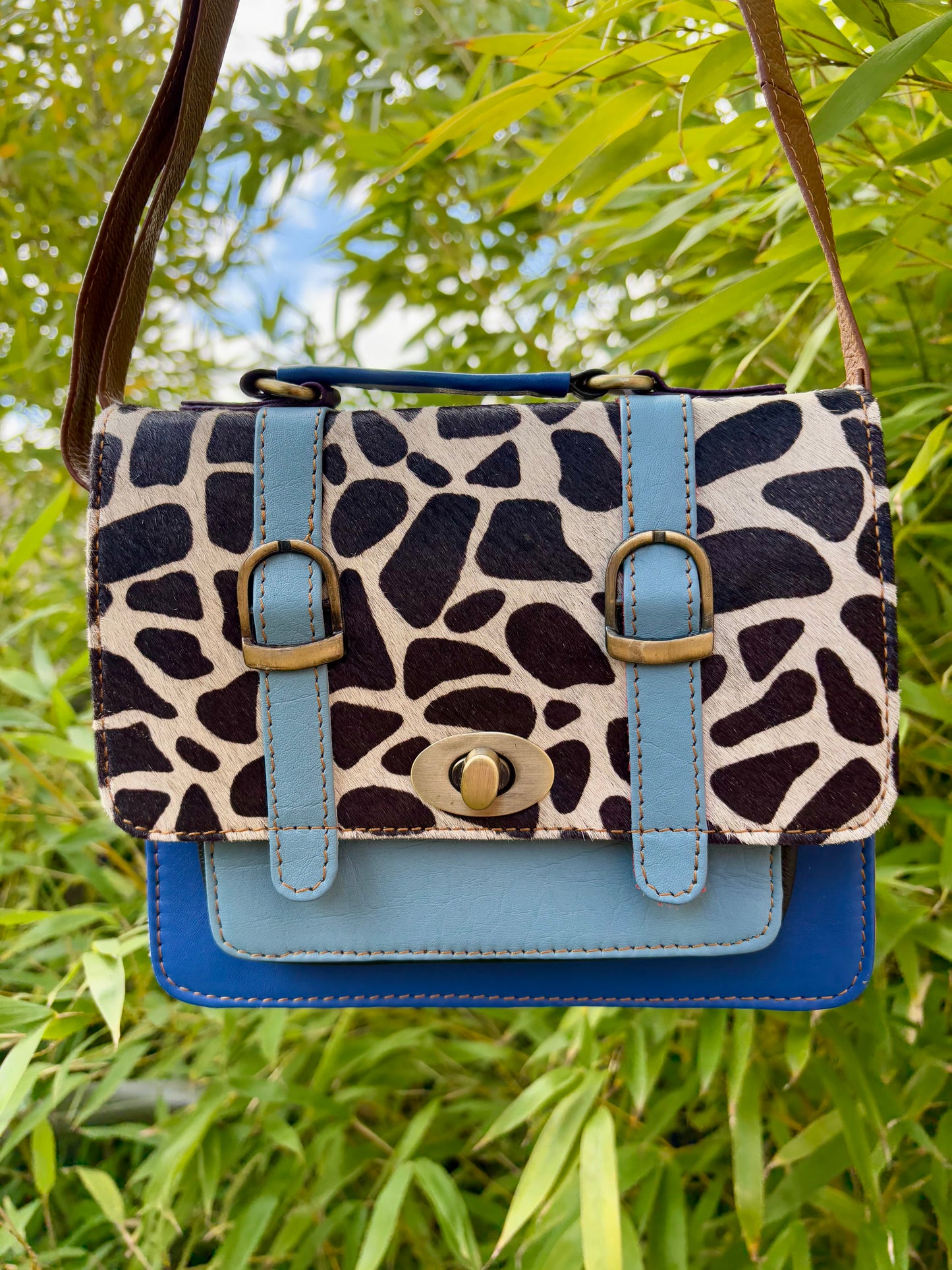 Zara  - Giraffe Print Blue