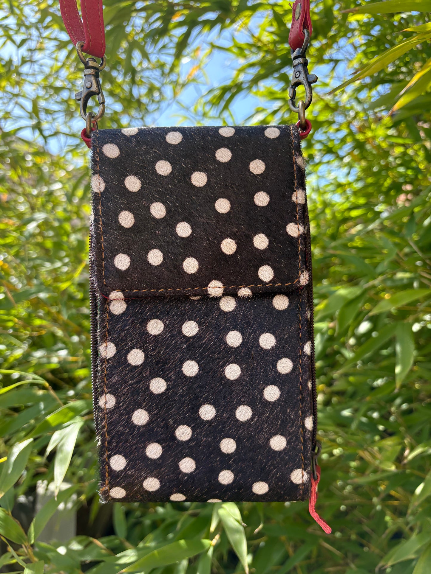 Phoebe -  Recycled leather Phone Bag