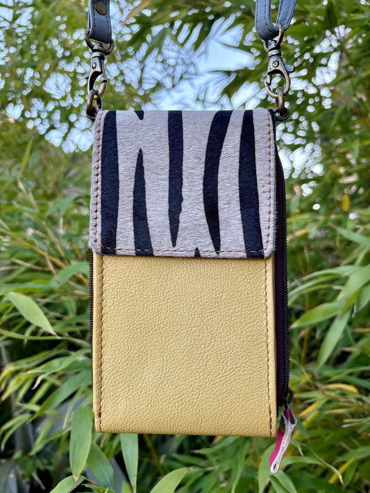 Phoebe -  Recycled leather Phone Bag