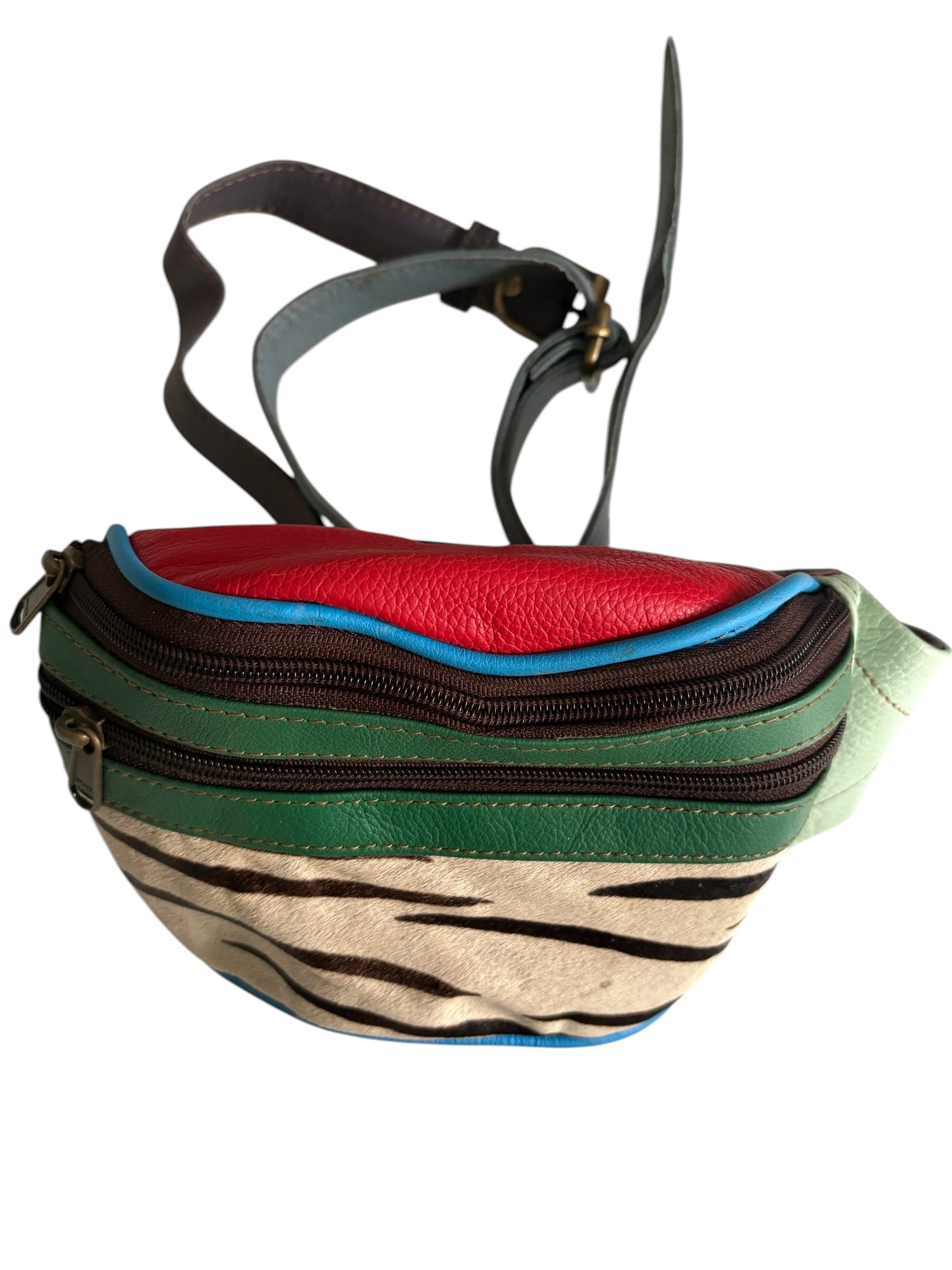 Sienna Bumbag  - Zebra Green