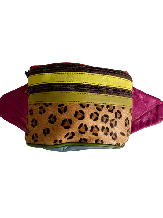 Sienna  Bumbag Leopard  - Green