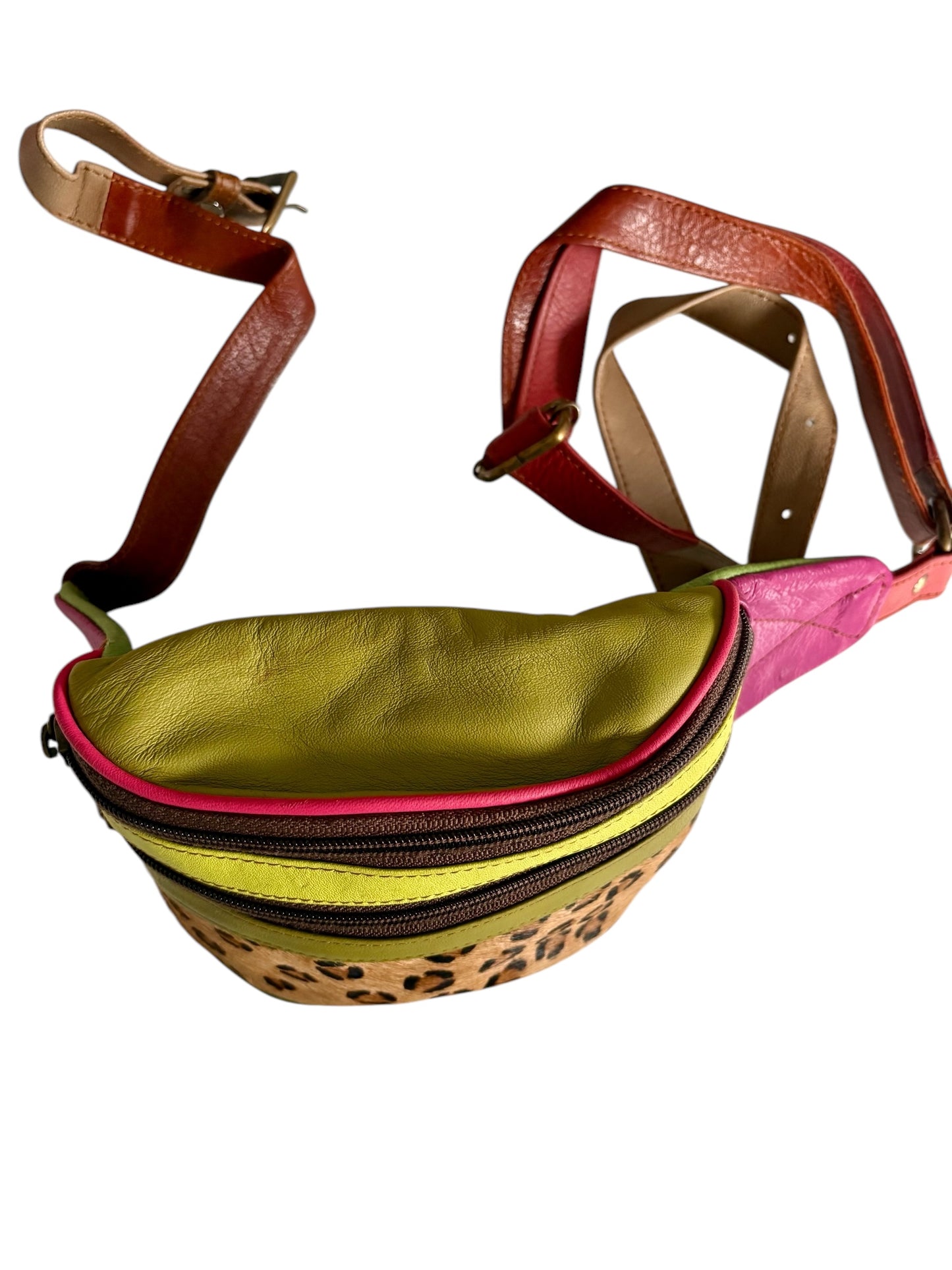 Sienna  Bumbag Leopard  - Green