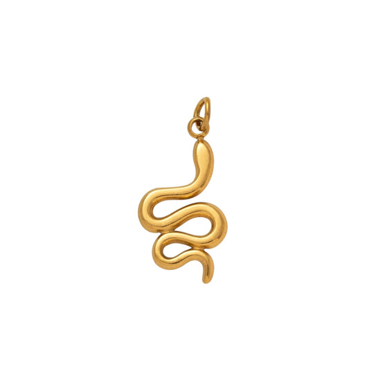 Charm - Gold Snake